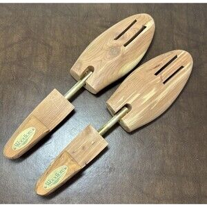 Pair of WOODLORE Cedar Wooden Men’s Sz XXL Large Shoe Tree Made in USA